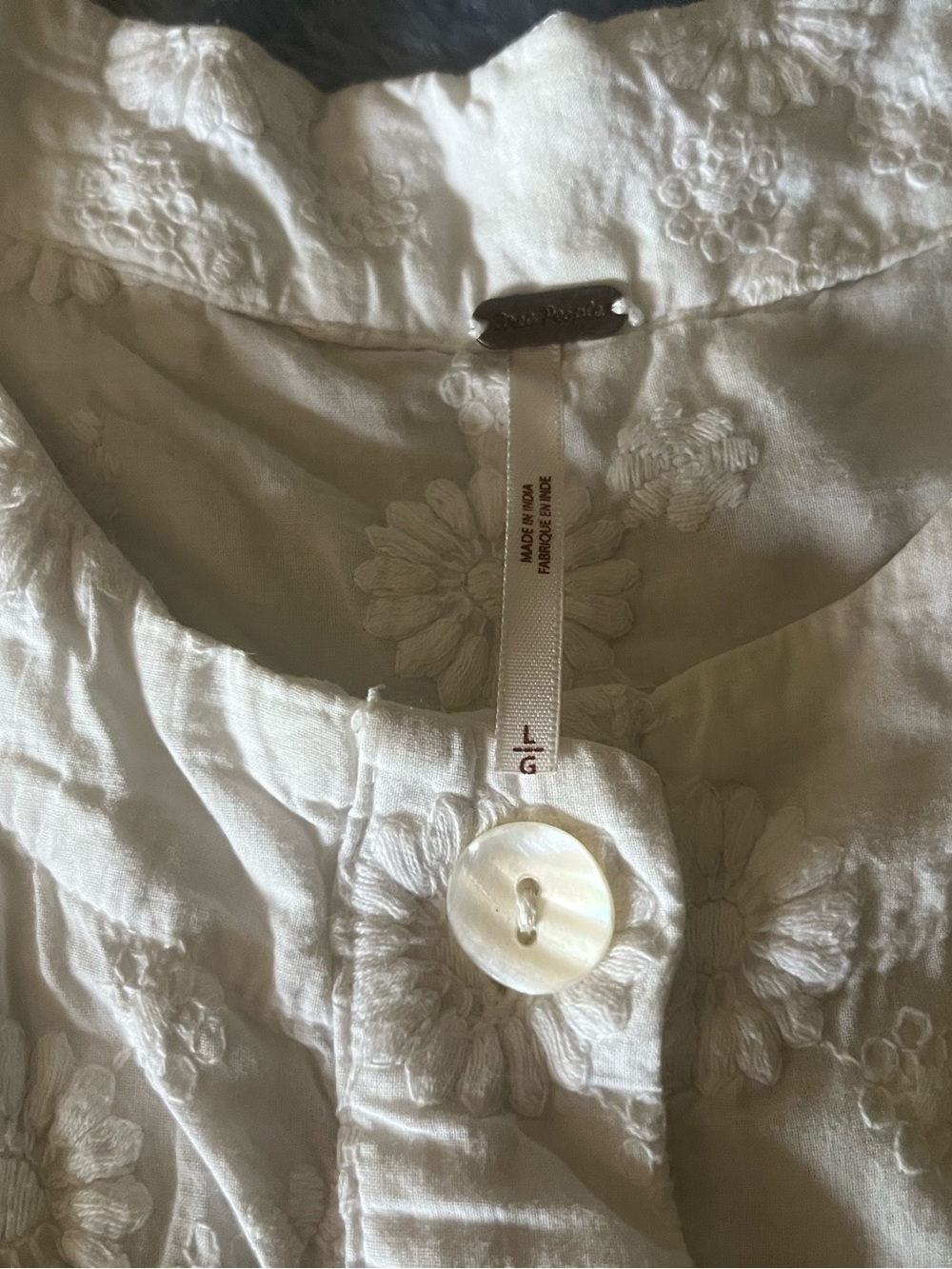 Free People White Wide-Leg Linen Jumpsuit - Picture 5 of 6